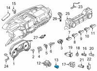 OEM 2021 Ford F-150 SWITCH ASY - SOLENOID CONTROL Diagram - ML3Z-10B776-AA