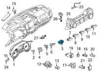 OEM 2022 Ford F-150 SWITCH ASY - HEADLAMPS Diagram - ML3Z-11654-BA