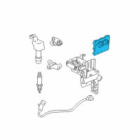 OEM 2010 Chevrolet HHR ECM Diagram - 12623326