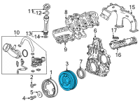 OEM 2018 Chevrolet Silverado 2500 HD BALANCER-CR/SHF Diagram - 12702576