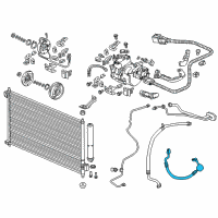 OEM 2014 Acura ILX Hose, Discharge Diagram - 80315-TR2-A01