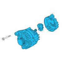 OEM BMW 328d xDrive Alternator Diagram - 12-31-7-823-345