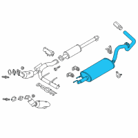 OEM 2019 Ford F-150 Muffler Diagram - JL3Z-5230-A