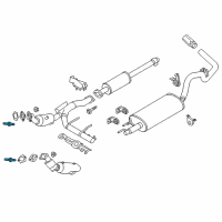 OEM 2020 Ford Expedition Catalytic Converter Stud Diagram - -W716667-S900