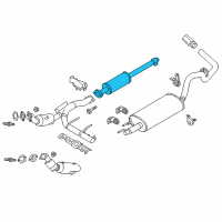 OEM Ford F-150 Front Pipe Diagram - HL3Z-5A212-G