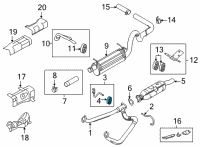 OEM 2009 Ford E-150 Tailpipe Insulator Diagram - 4C2Z-5A262-CA