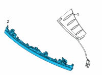 OEM 2022 Hyundai Sonata Lamp Assembly-Center GARNISH Diagram - 92409-L1000