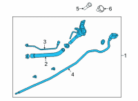 OEM GMC Sierra 2500 HD Filler Pipe Diagram - 84879265