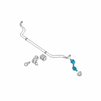 OEM 2010 Nissan Xterra Rod-Connecting, Rear Stabilizer Diagram - 56261-7S010