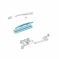 OEM 2002 Toyota Sienna Blade Diagram - 85242-08010