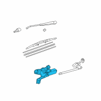 OEM Toyota Sienna Rear Motor Diagram - 85080-45010