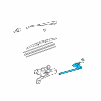 OEM 2000 Toyota Sienna Rear Transmission Diagram - 85170-08010