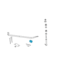 OEM Chrysler Aspen BUSHING-STABILIZER Bar Diagram - 68043973AA