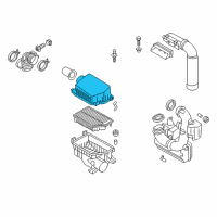 OEM 2015 Kia Forte Cover-Air Cleaner Diagram - 28111A5000