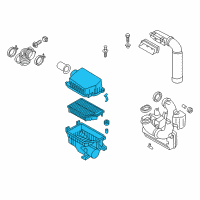 OEM Hyundai Cleaner Assembly-Air Diagram - 28110-A5300