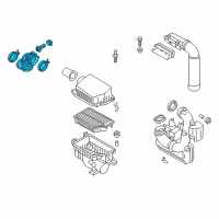 OEM 2014 Hyundai Elantra Hose Assembly-Air Intake Diagram - 28140-3X520