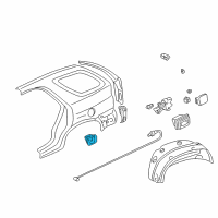 OEM 2006 Acura MDX Adapter, Fuel Cap Diagram - 63915-S3V-A00ZZ