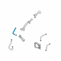 OEM Hyundai Hose Assembly-Radiator, Upper Diagram - 25414-D3501