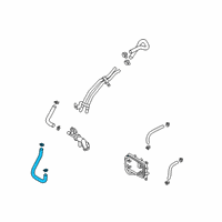 OEM 2021 Hyundai Tucson Hose Assembly-Radiator, Lower Diagram - 25410-D3501