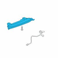 OEM GMC Acadia Limited High Mount Lamp Diagram - 15114448