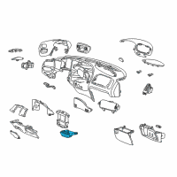 OEM Lincoln Navigator Ashtray Diagram - YL3Z-1504810-AAD