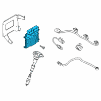 OEM Hyundai Palisade Engine Control Module Unit Diagram - 39122-3LFN0
