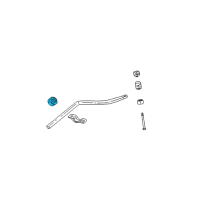 OEM 2005 Chrysler PT Cruiser INSULATOR-SWAY ELIMINATOR Diagram - 5272646AA