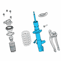 OEM 2020 Lincoln Aviator Strut Diagram - LC5Z-18124-F