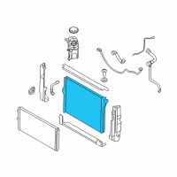 OEM 2015 BMW M3 Radiator Diagram - 17-11-2-284-607