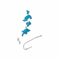 OEM Ford Mustang Shift Control Cable Diagram - 8R3Z-7210-C