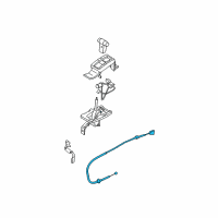 OEM 2005 Ford Mustang Shift Control Cable Diagram - 4R3Z-7E395-AA