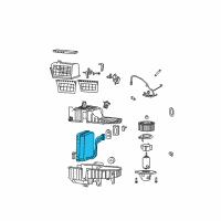 OEM 2003 Kia Sorento Core Assembly-Evaporator Diagram - 976073E400