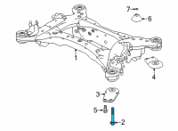 OEM Honda Pilot Bolt, Flange (14X128) Diagram - 90161-STX-A00