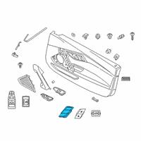 OEM 2019 BMW X3 BUTTON SEAT MEMORY RIGHT Diagram - 61-31-7-937-970