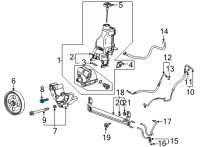 OEM Chevrolet Trax Module Bolt Diagram - 11588725