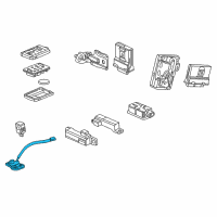 OEM 2014 Acura RDX Switch Assembly, Tailgate Smart Lock Diagram - 38369-TX4-A01