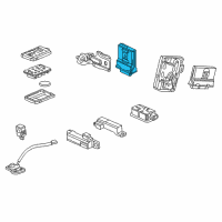 OEM 2013 Acura ILX Back-Up Unit Diagram - 36920-TX4-A01