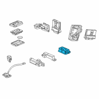 OEM Acura RDX Roof Unit, Smart Diagram - 38360-TX4-A01