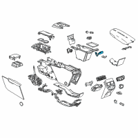 OEM 2015 Cadillac XTS Lamp Diagram - 22875665