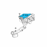 OEM 2006 Chrysler Pacifica Cover-Air Cleaner Diagram - 5103288AA