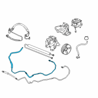 OEM 2010 Buick LaCrosse Hose Asm-P/S Fluid Reservoir Inlet Diagram - 22783159