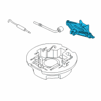 OEM 2010 Kia Forte Jack Assembly Diagram - 091101M100