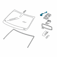 OEM Chevrolet Silverado 1500 LD In-Car Sensor Diagram - 39121662