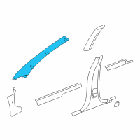 OEM 2002 Chrysler Sebring Molding-Windshield GARNISH Diagram - RC24TL2AG