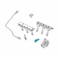 OEM Saturn Crankshaft Sensor Diagram - 9198639