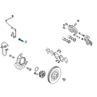 OEM 2019 Kia Sorento Bolt-Caliper Mounting Diagram - 581514D000