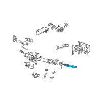 OEM 2001 Dodge Ram 1500 Van Intermediate Shaft Diagram - 55351255AA