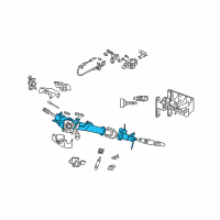 OEM 2001 Dodge Ram 1500 Van Column-Steering Diagram - 4690667AI