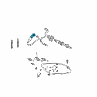OEM Ford Taurus Socket & Wire Diagram - F3LY-13411-A