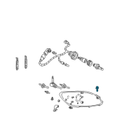 OEM Ford Taurus Headlamp Assembly Bolt Diagram - -N800394-S435